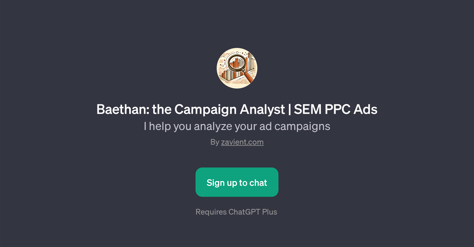 Baethan: the Campaign Analyst website