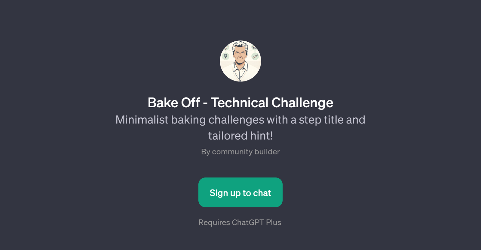 Bake Off - Technical Challenge website