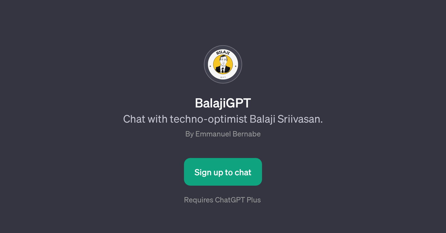 BalajiGPT website