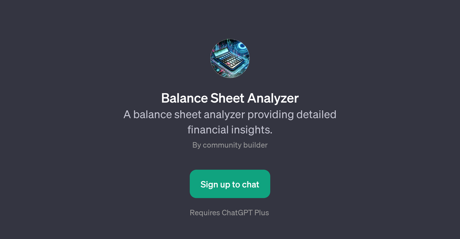 Balance Sheet Analyzer website