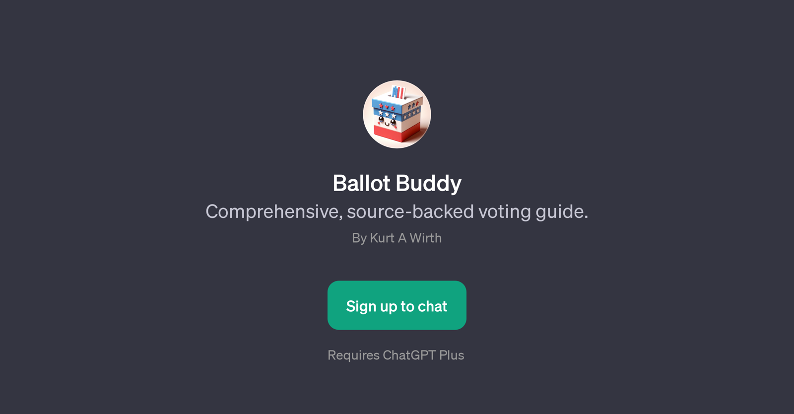 Ballot Buddy website