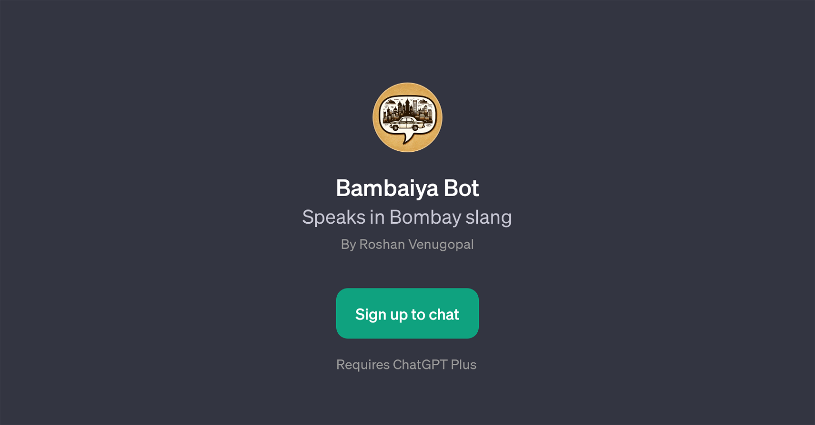 Bambaiya Bot website