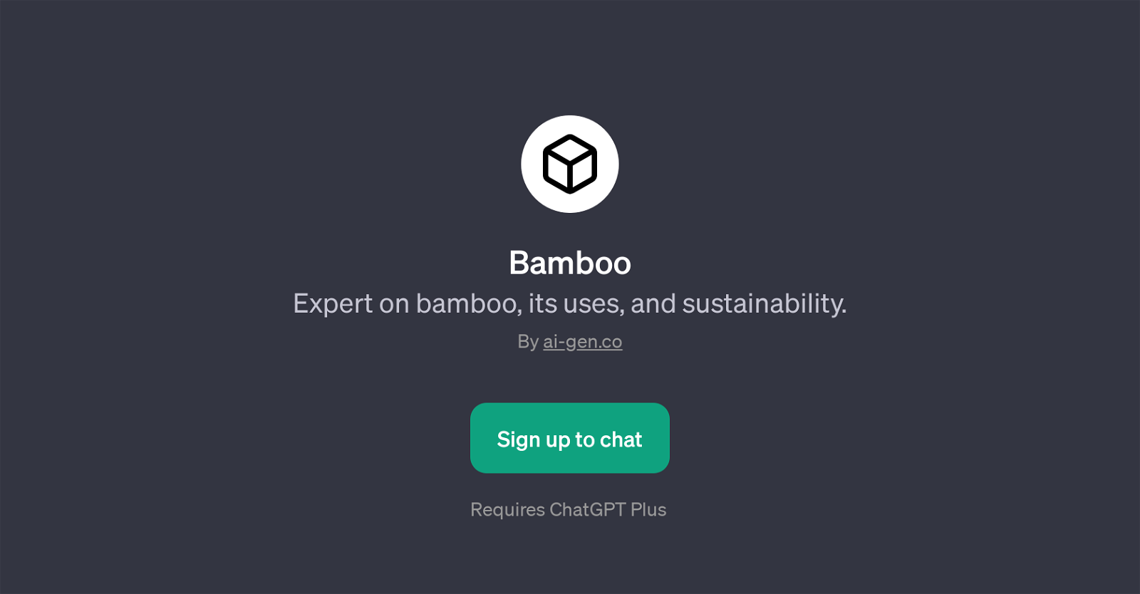 Bamboo website