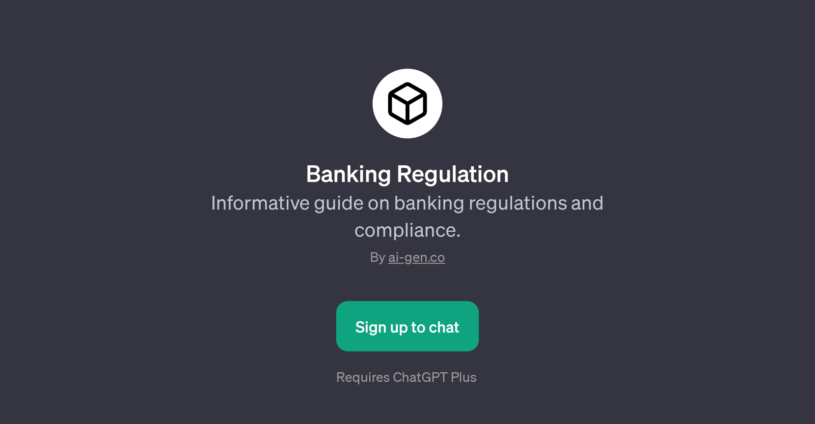 Banking Regulation website