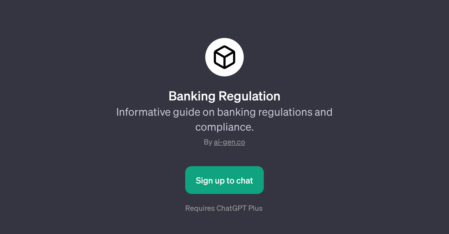 Banking Regulation website