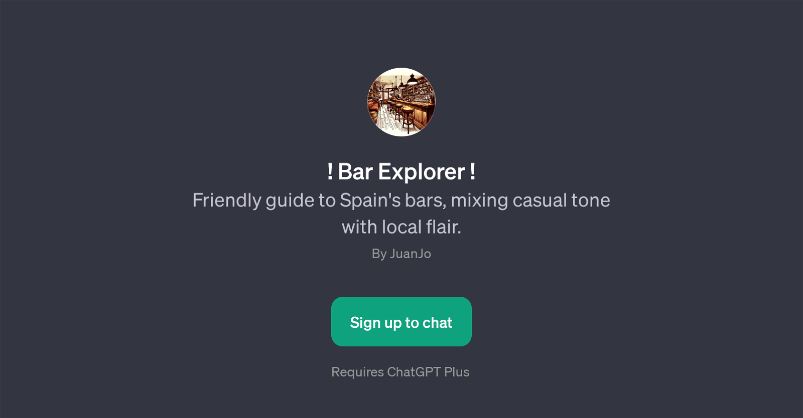 Bar Explorer website