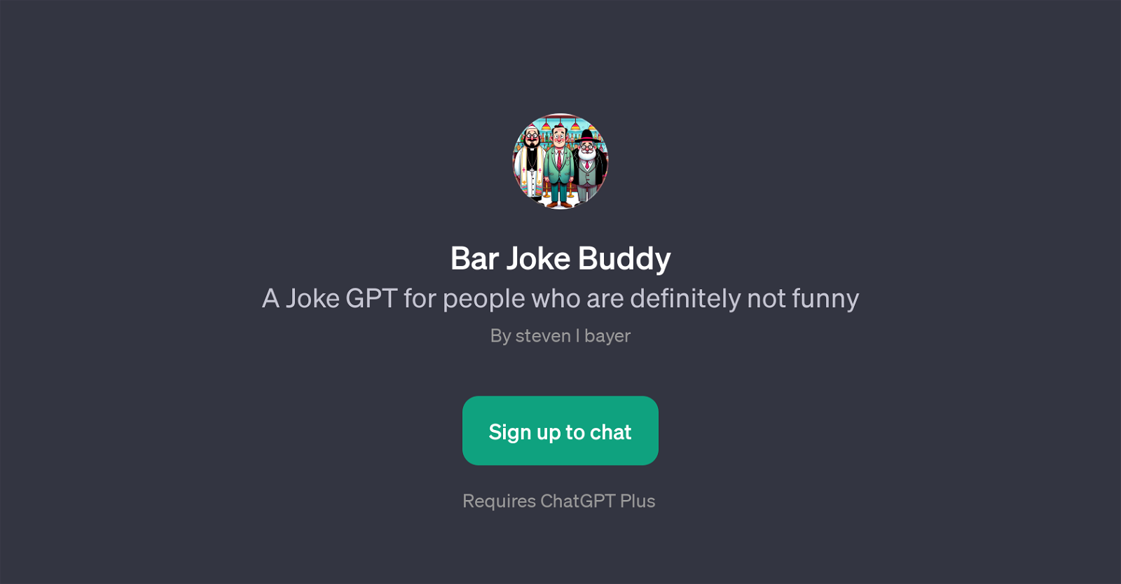 Bar Joke Buddy website