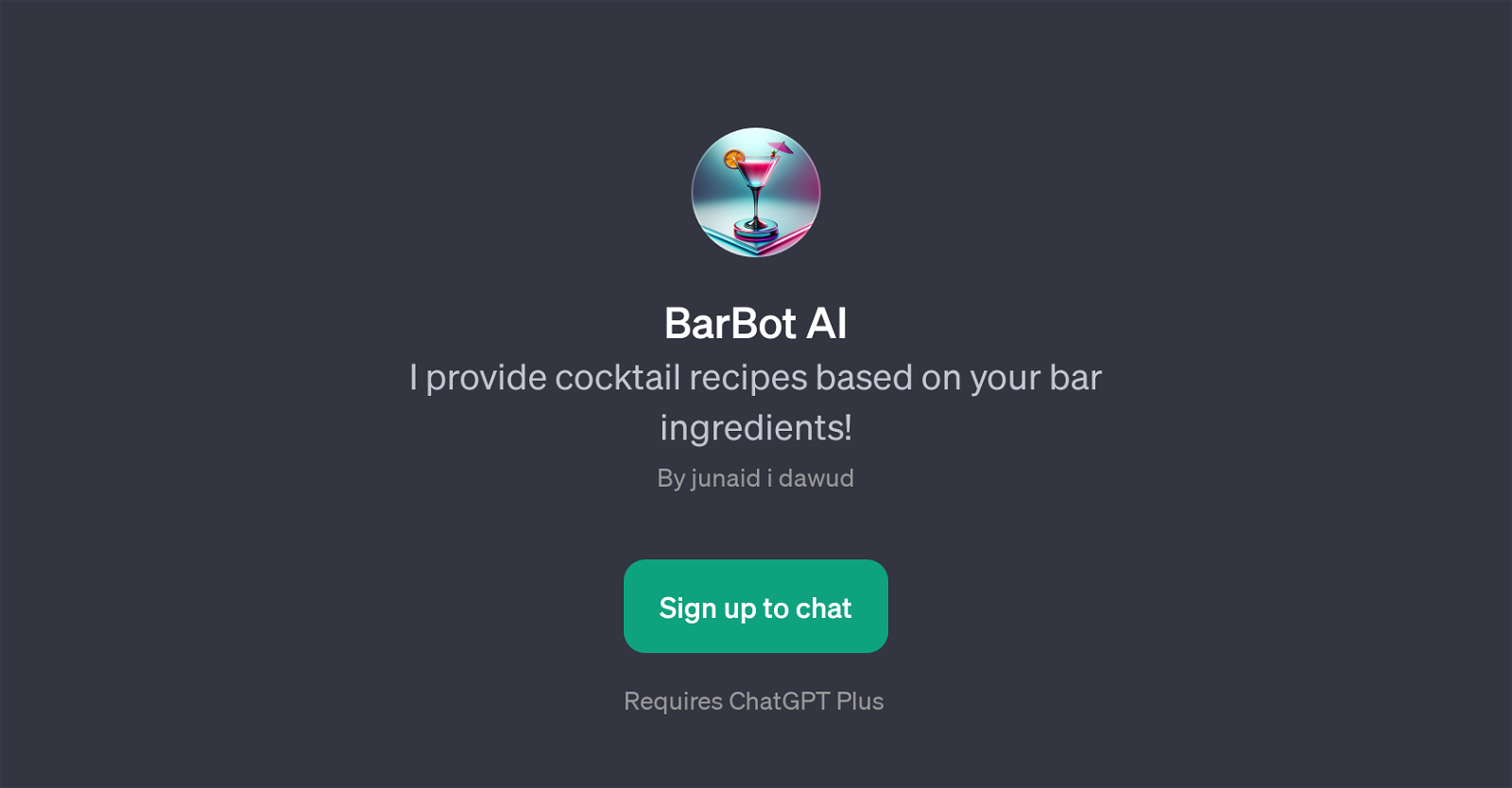BarBot AI website
