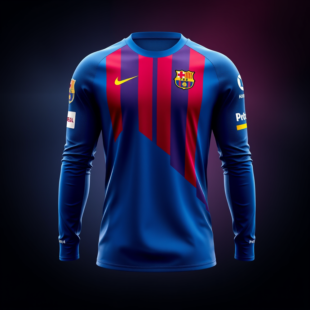 Barça jersey long sleeve website
