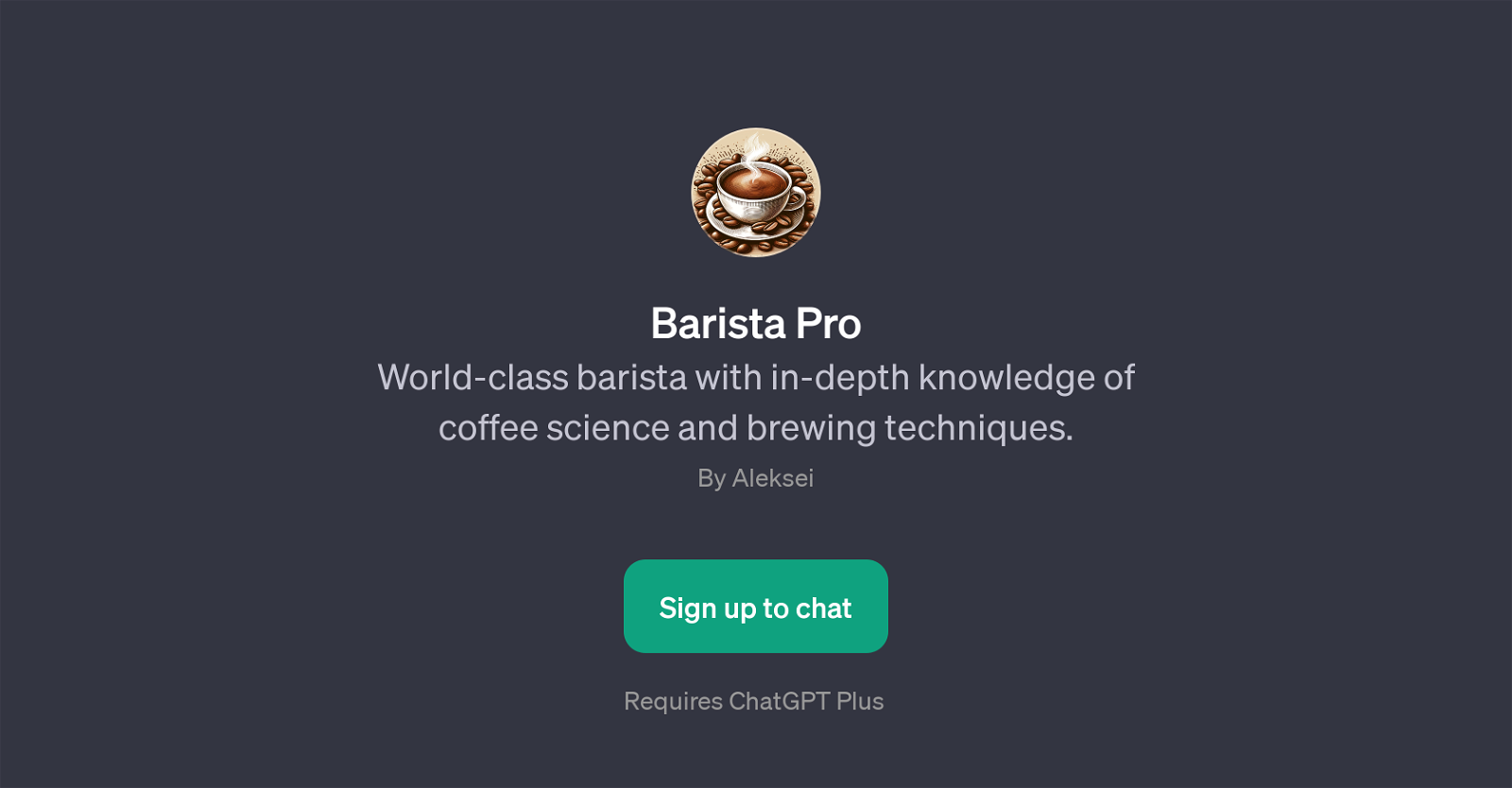 Barista Pro website
