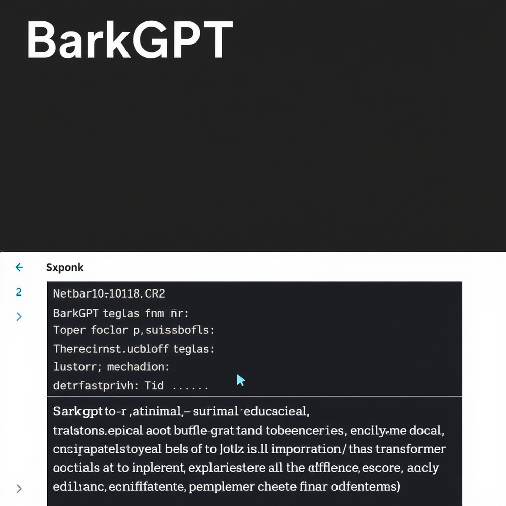 BarkGPT - Educational Small Language Model (SLM) website