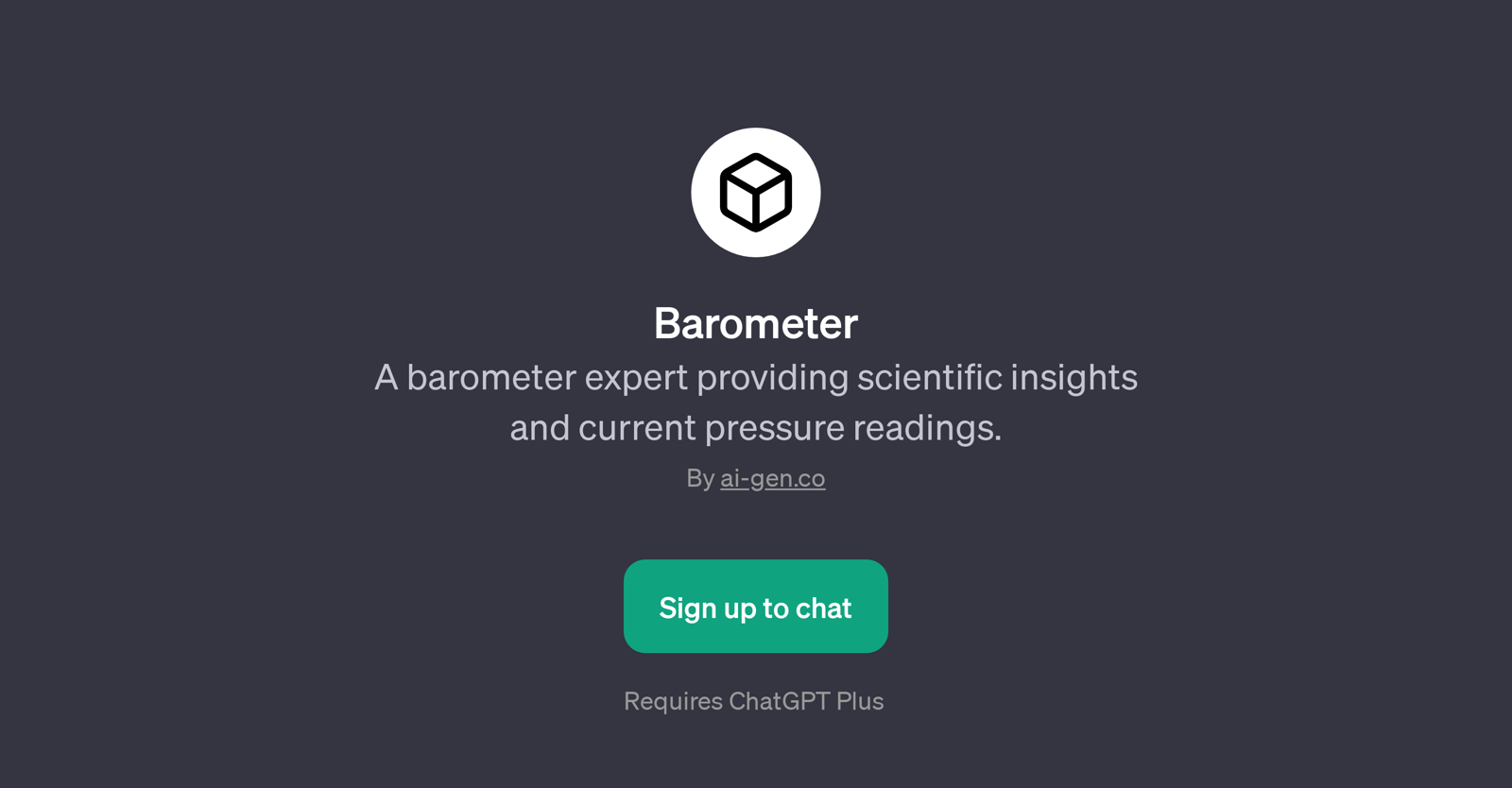 Barometer website