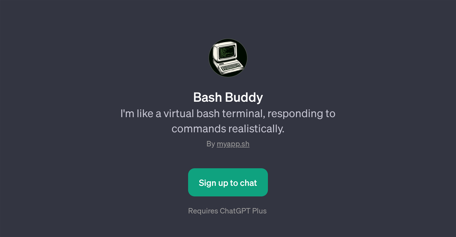 Bash Buddy website