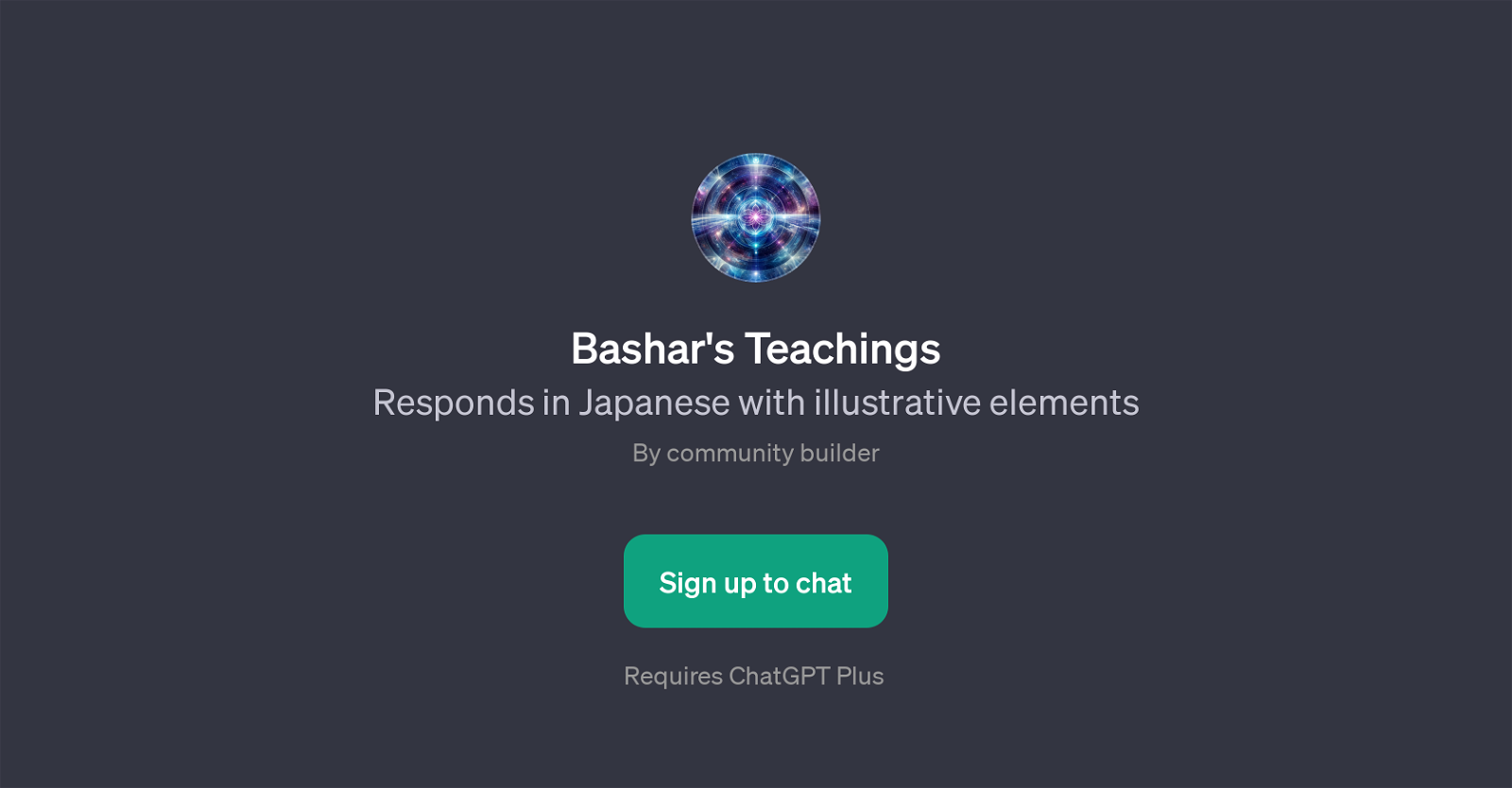 Bashar's Teachings website