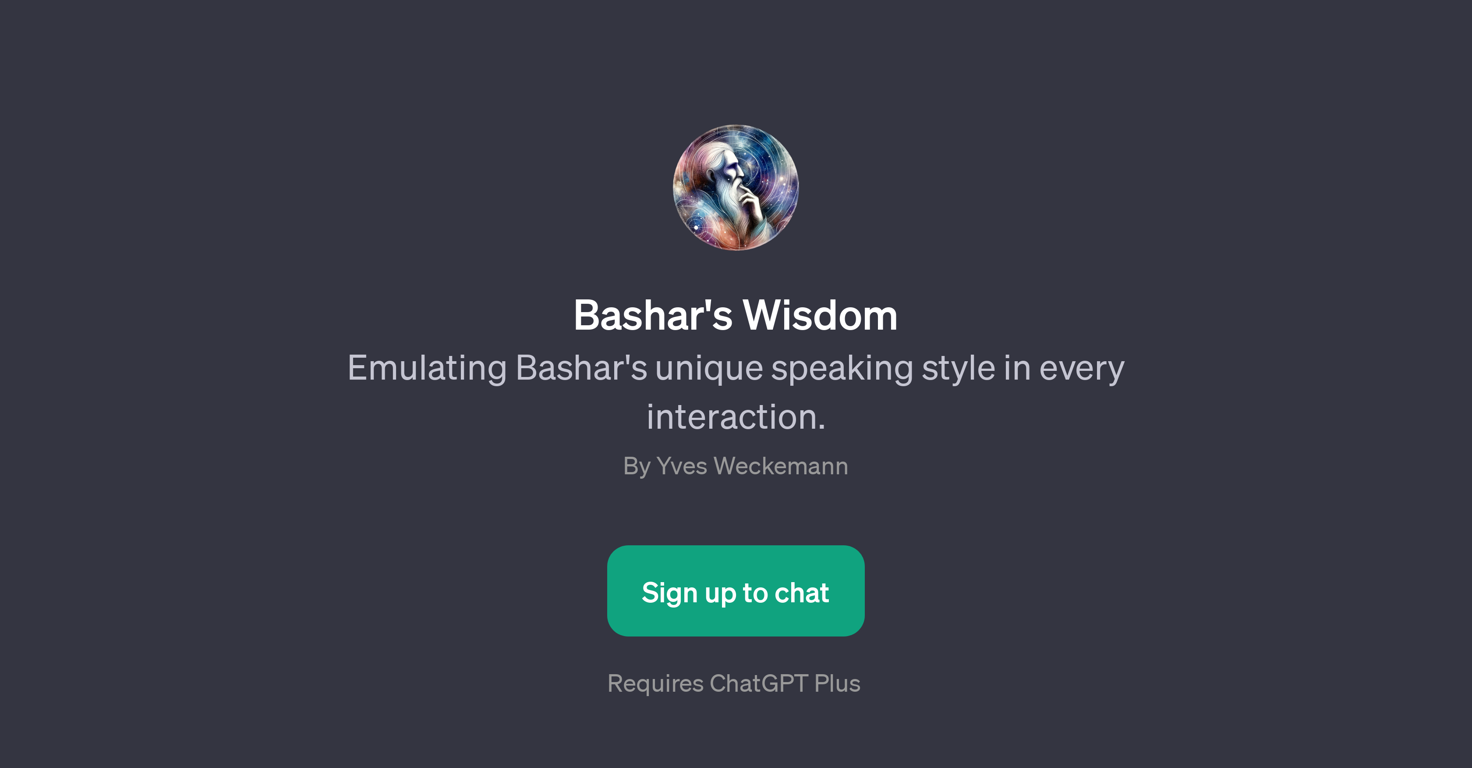 Bashar's Wisdom website
