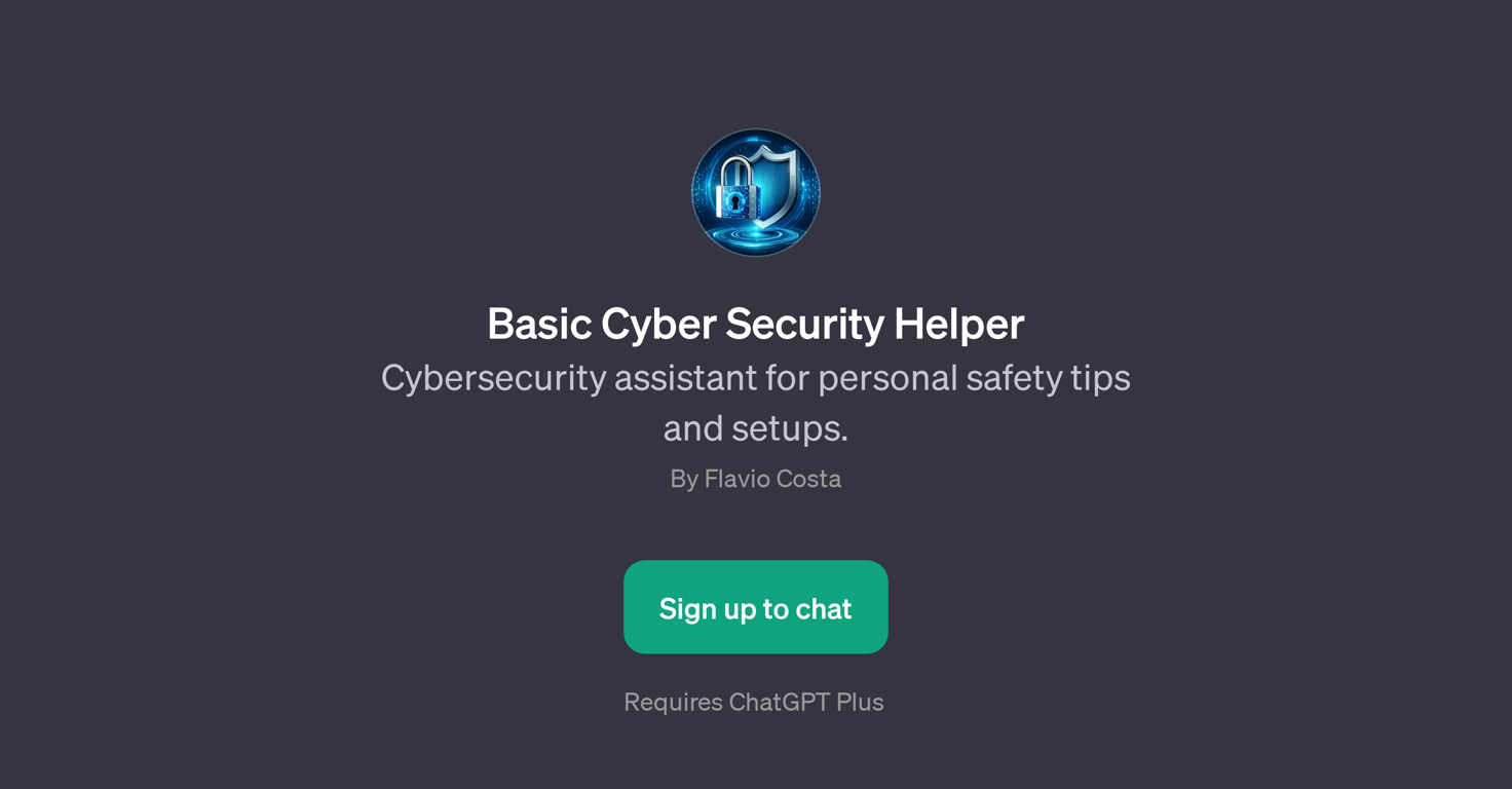 Basic Cyber Security Helper website