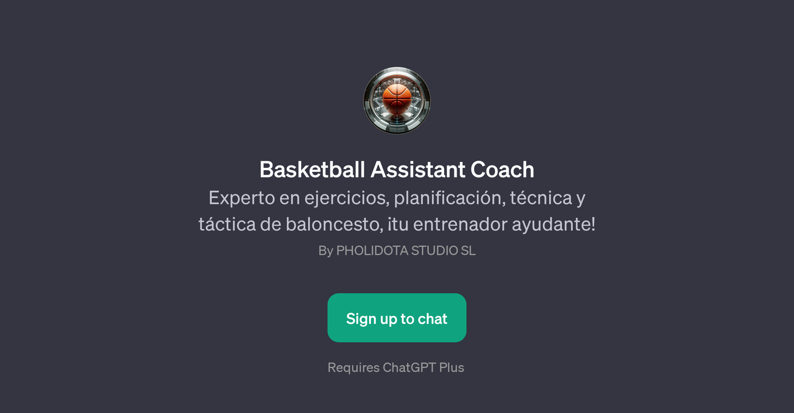 Basketball Assistant Coach website
