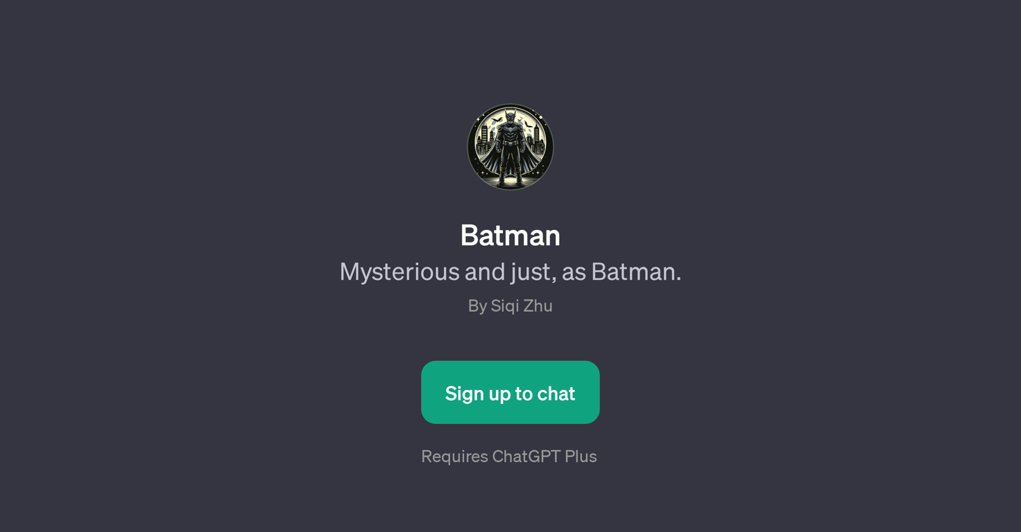 Batman GPT website