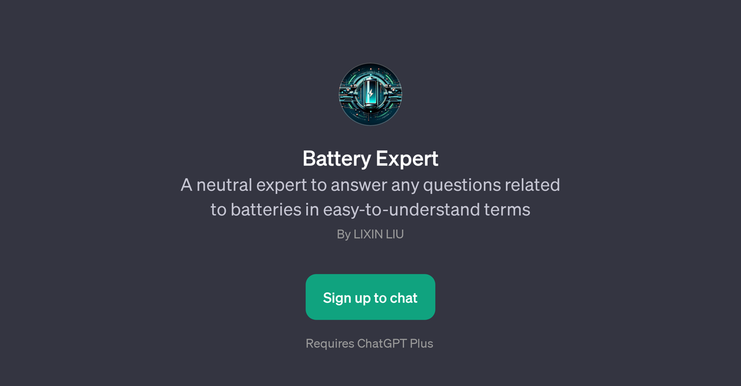 Battery Expert website