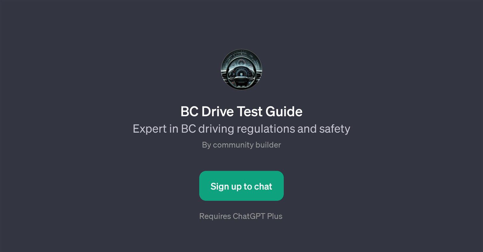 BC Drive Test Guide website