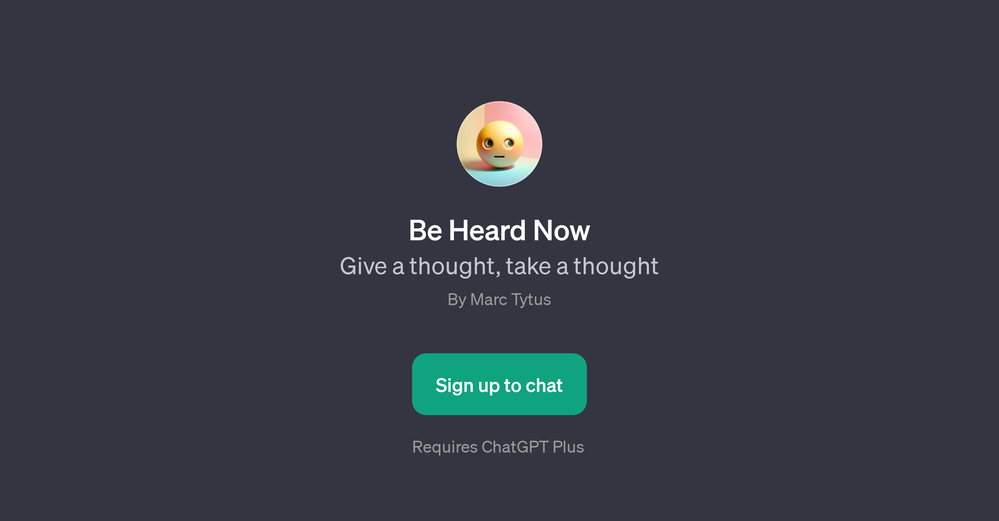 Be Heard Now website