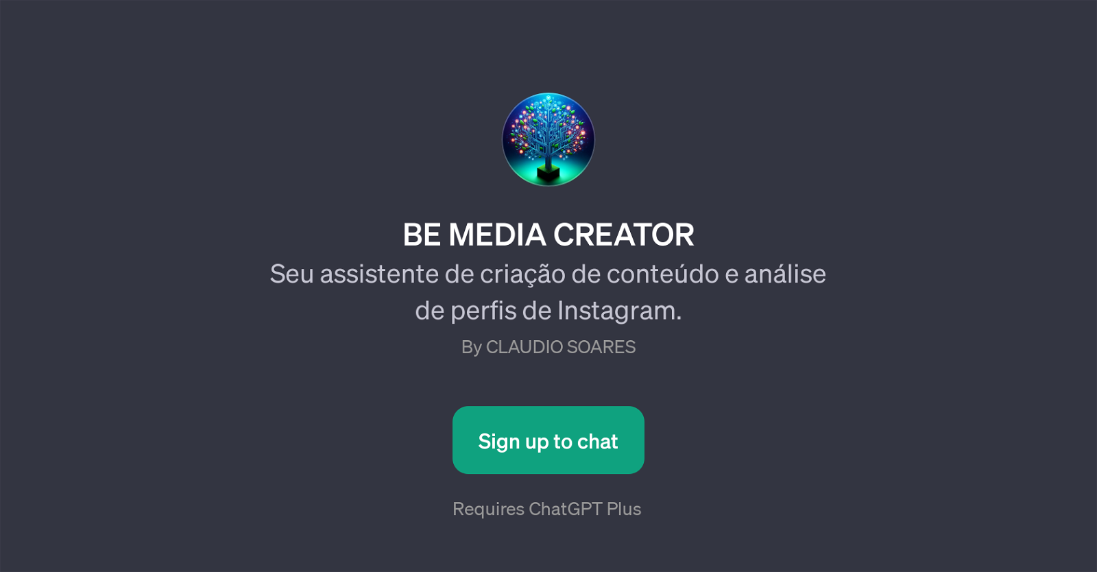 BE MEDIA CREATOR website