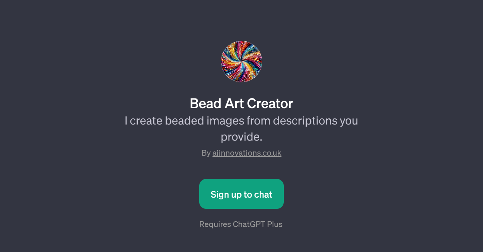 Bead Art Creator website