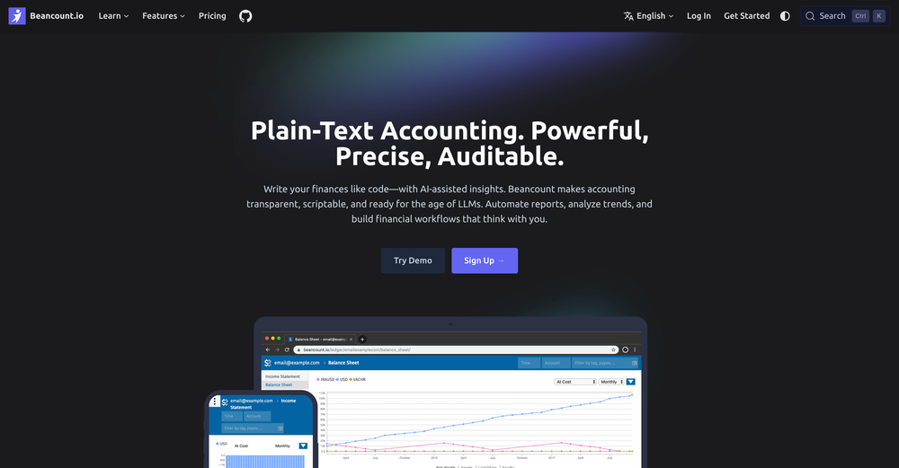 Beancount.io website