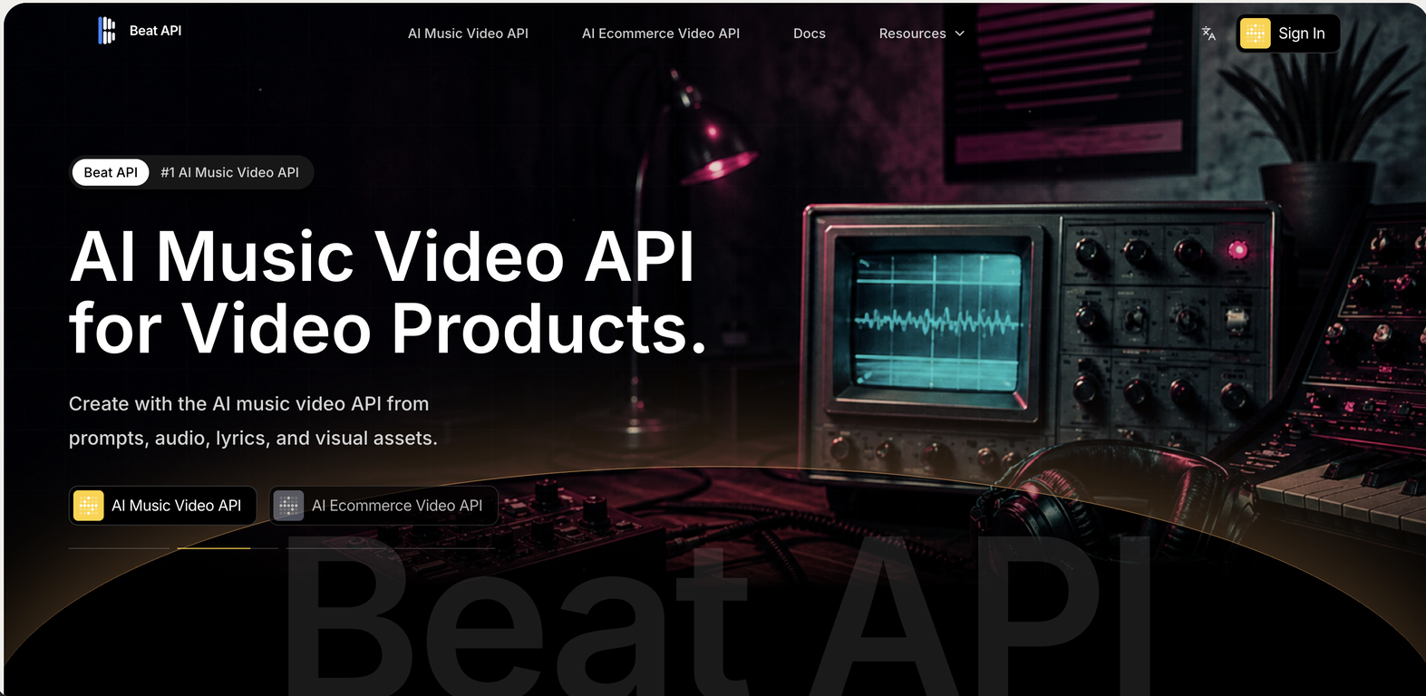 Beat API website