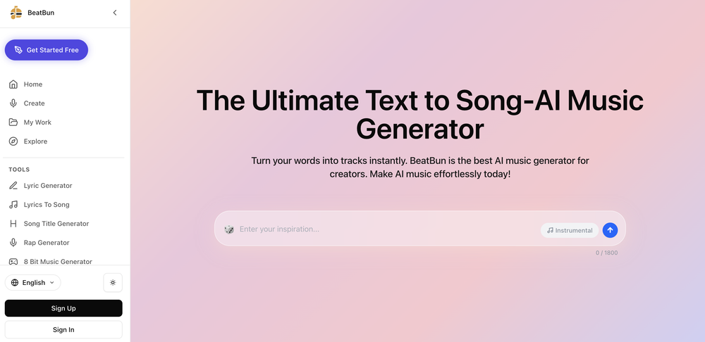 BeatBun website