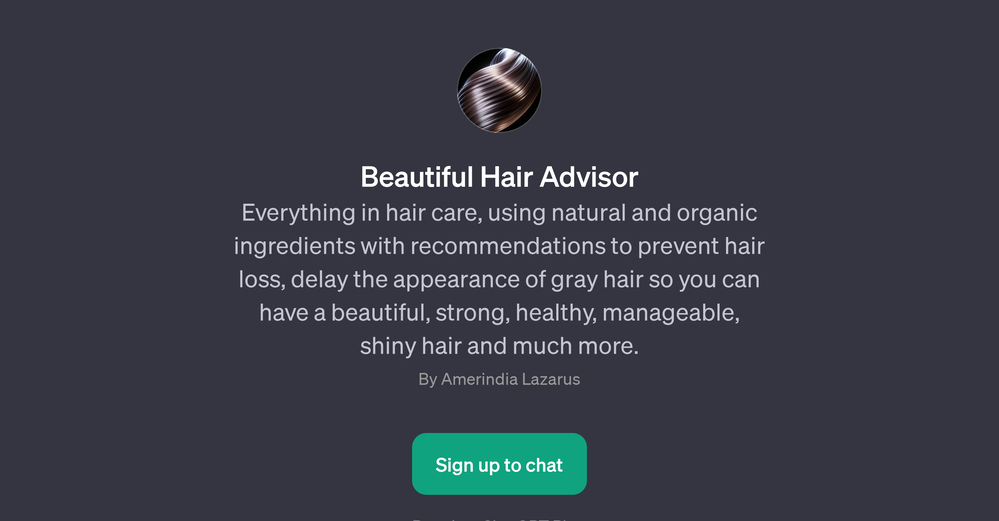 Beautiful Hair Advisor website