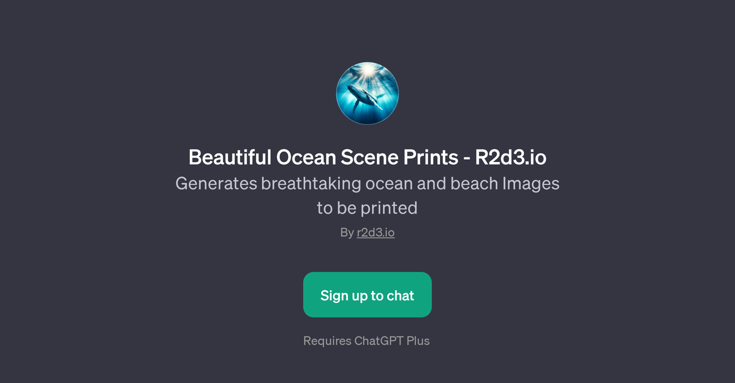 Beautiful Ocean Scene Prints - R2d3.io website