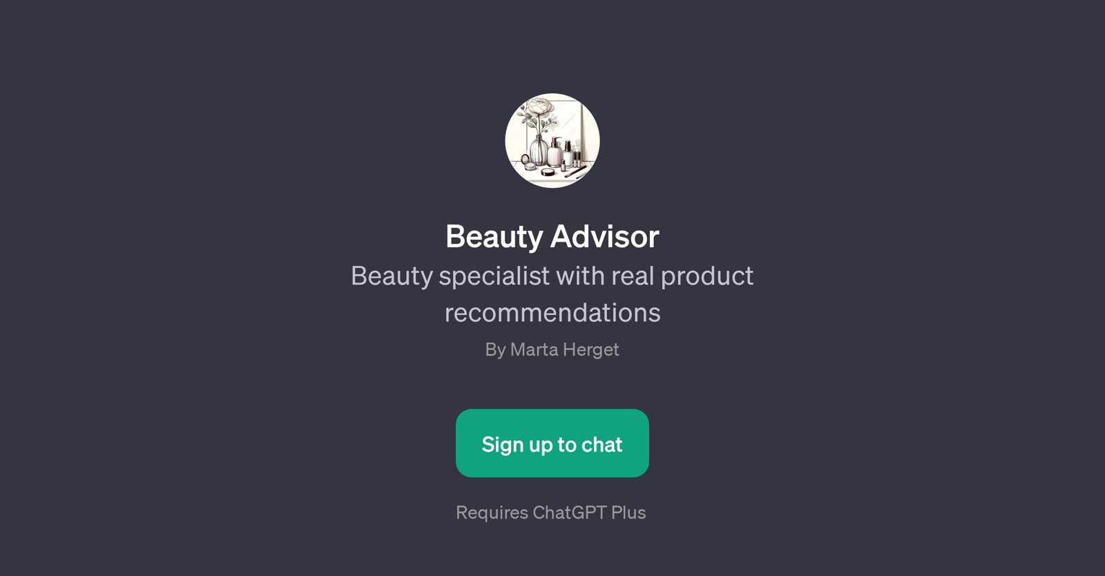 Beauty Advisor website