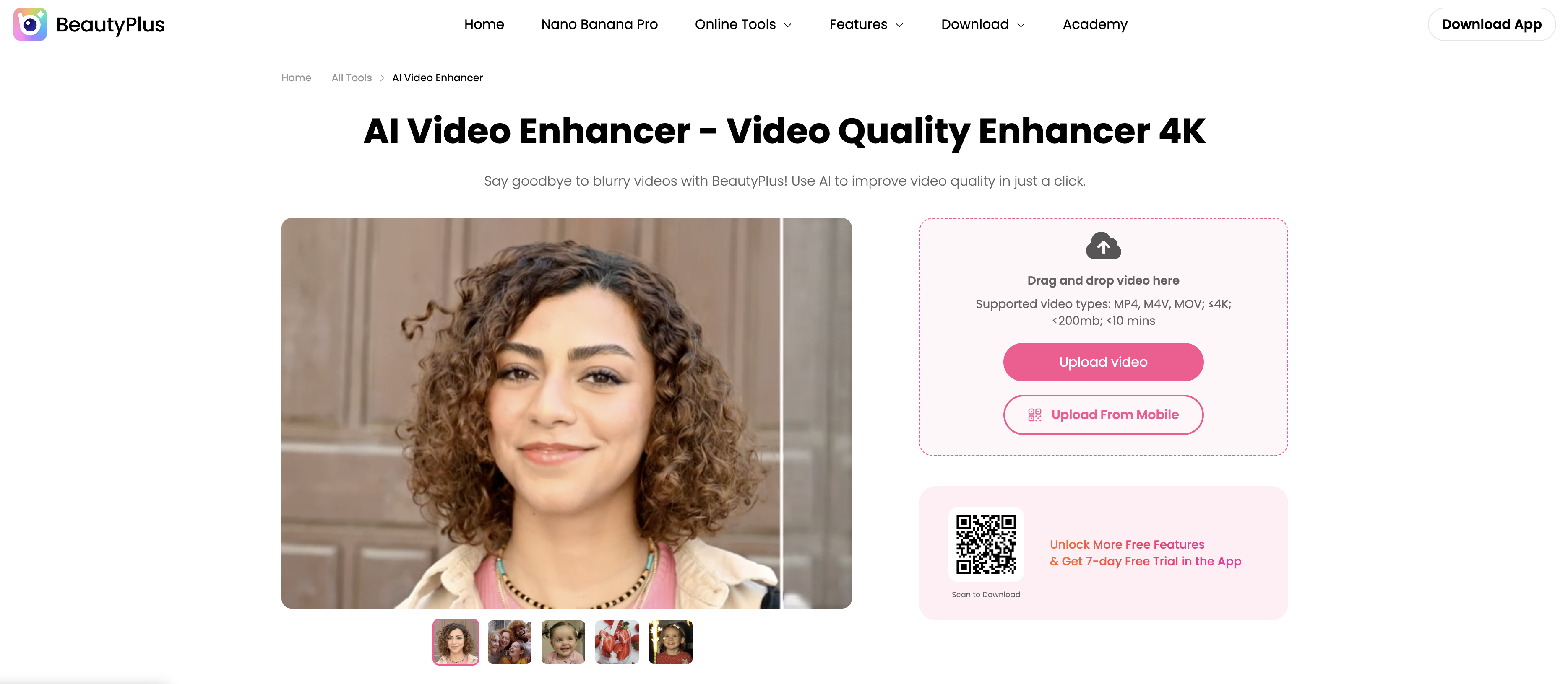 BeautyPlus AI Video Enhancer logo