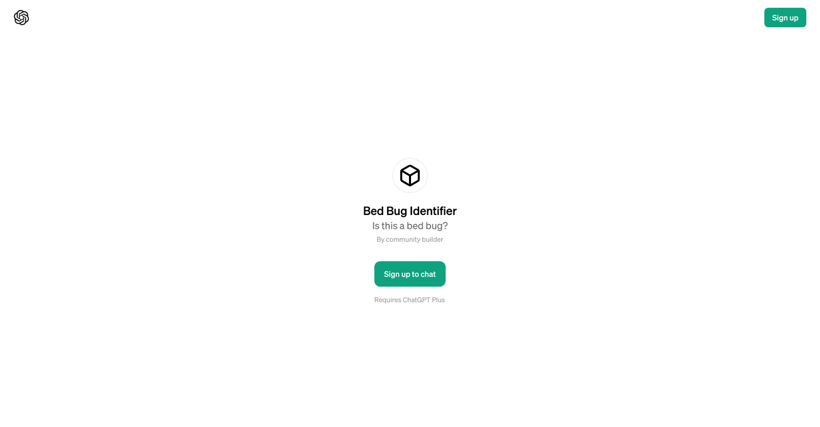 Bed Bug Identifier website