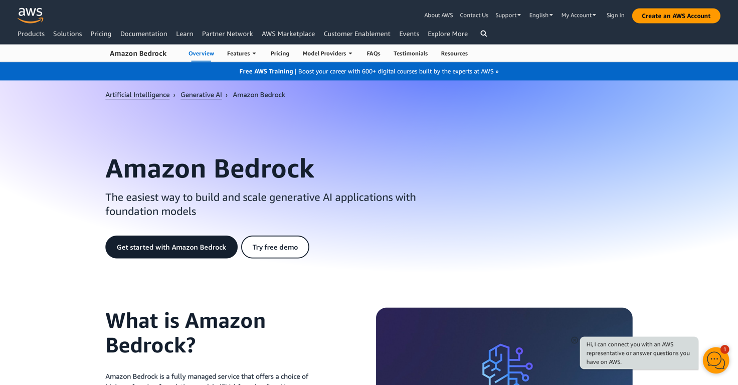 Bedrock website