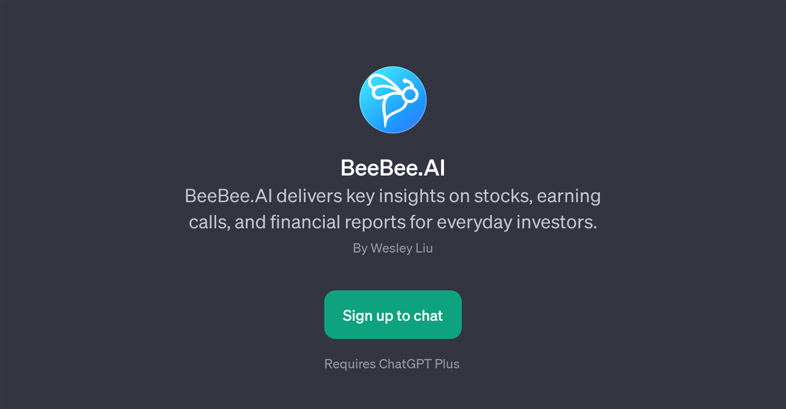 BeeBee.AI website