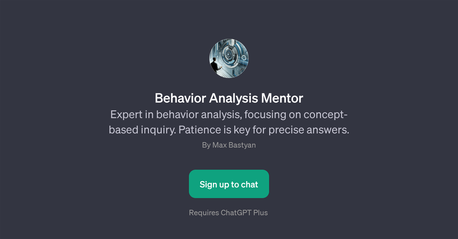 Behavior Analysis Mentor website