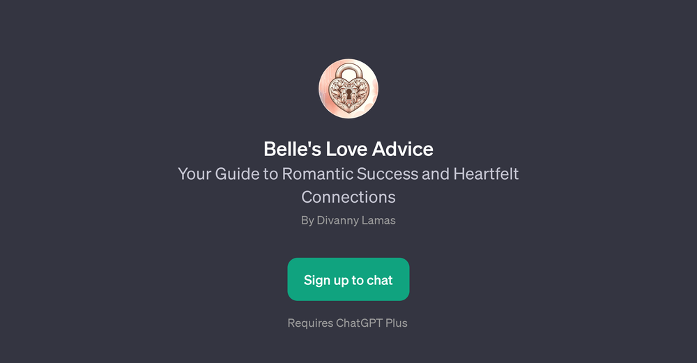 Belle's Love Advice website
