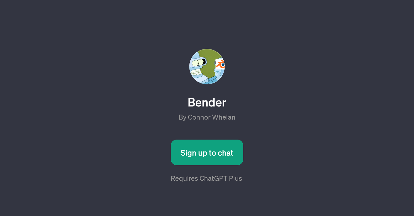 Bender GPT website