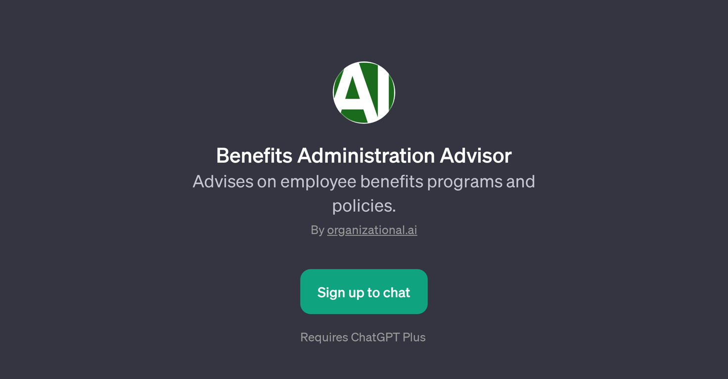 Benefits Administration Advisor website
