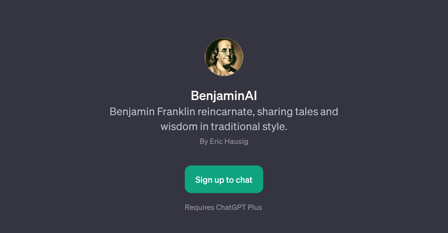 BenjaminAI website