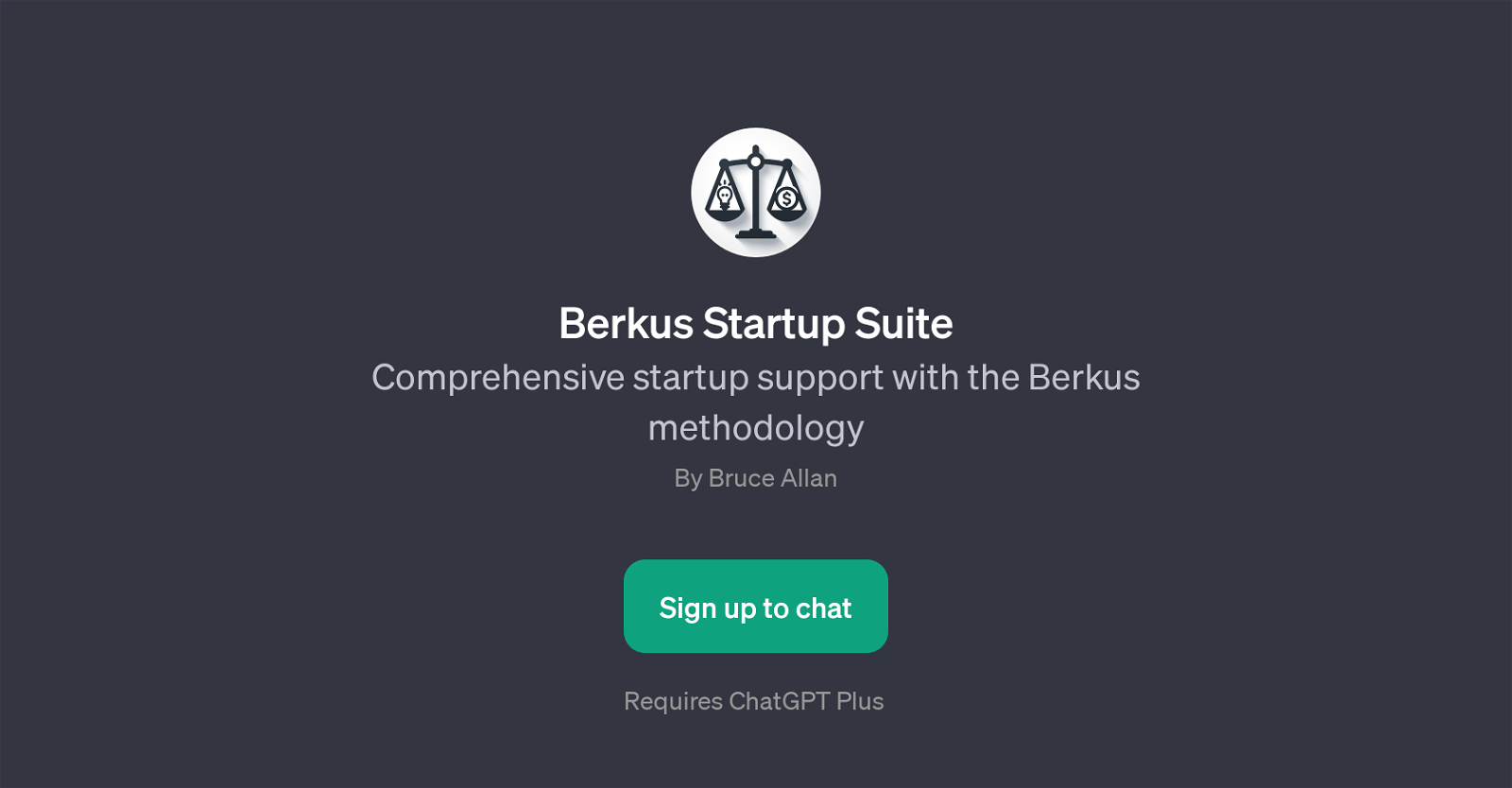 Berkus Startup Suite website