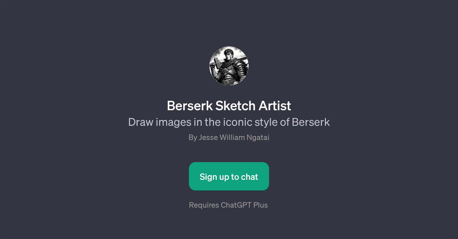 Berserk Sketch Artist website