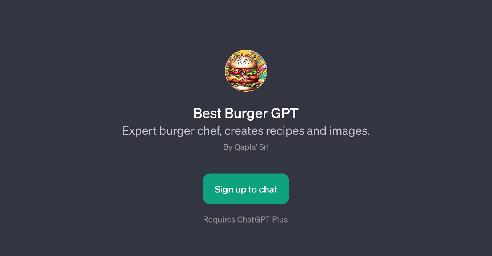 Best Burger GPT website