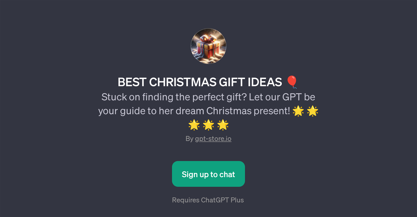 Best Christmas Gift Ideas GPT website