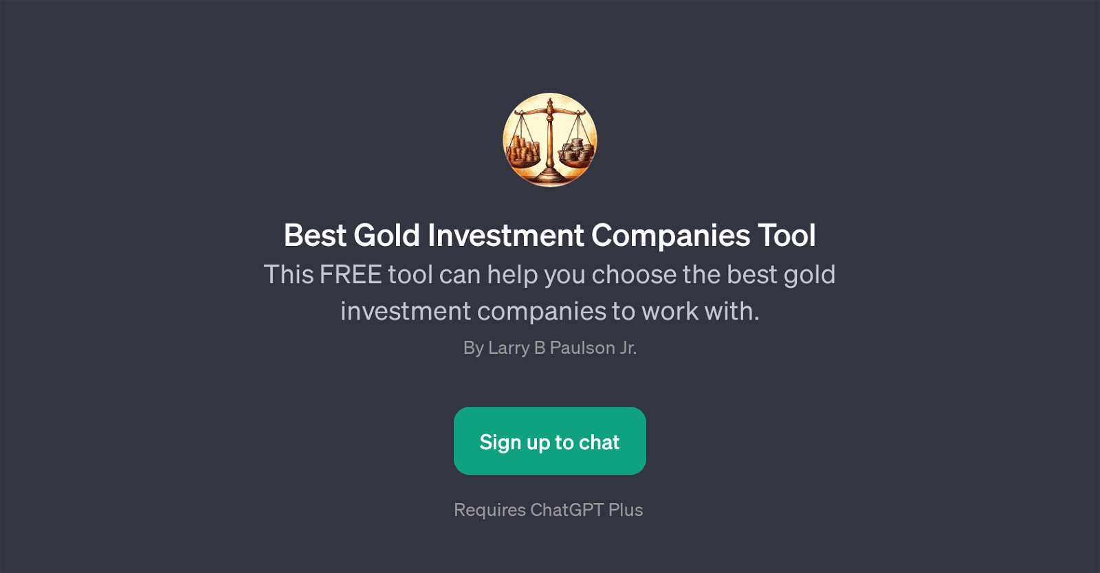 Best Gold Investment Companies Tool website