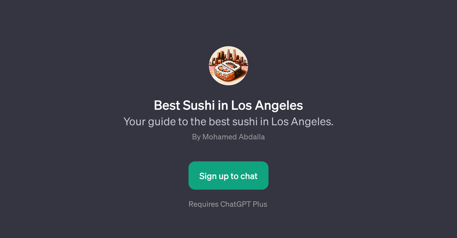 Best Sushi in Los Angeles GPT website