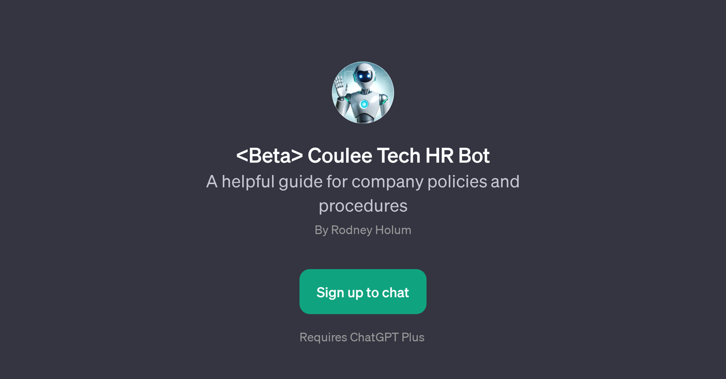 <Beta> Coulee Tech HR Bot website
