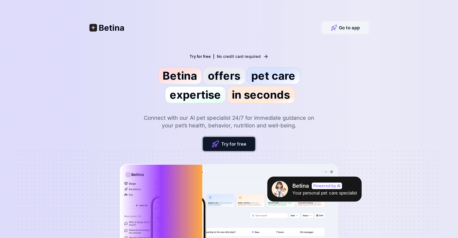 Betina website